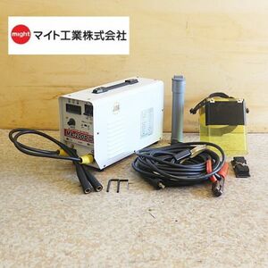 【新潟発】マイト工業 デジタル直流インバーター溶接機 MA-200DⅢ 三相200V 50/60Hz アーク 溶接 接着 補修 電動 通電OK 工具 中古 might