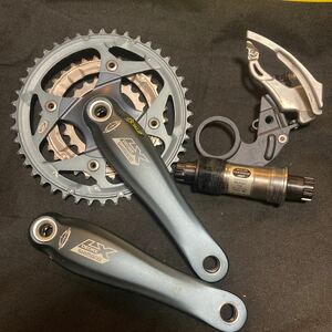 SHIMANO Deore LX FC-572 175mm 22-32-44Tオクタリンク OLD MTB