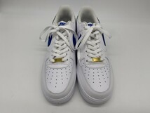 D4-583 NIKE /ナイキ スニーカー Air Force エアフォース1 Low White Royal Blue ホワイト×ブルー DM2845-100 / 27.5cm メンズ シューズ_画像2