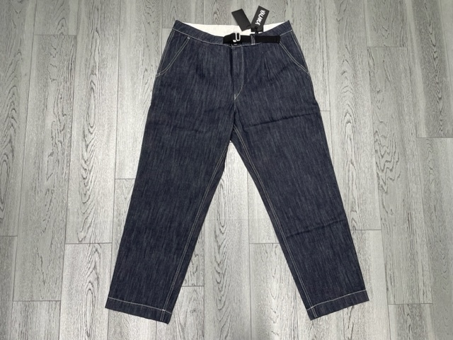 定価以下即決 キムタク私物 21SS MINEDENIM Cupra Denim Hem Zip Easy