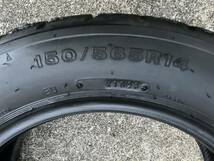 ★23年製☆バリ山 ★DUNLOP SP SPORT D93J 150/565R14★4本セット【公道使用禁止】_画像9