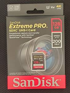 725-726 新品 SanDisk 128GB Extreme Pro SDXC SDSDXXD-128G 海外パッケージ品