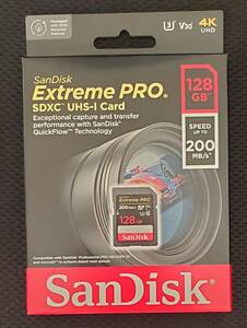 727-728 新品 SanDisk 128GB Extreme Pro SDXC SDSDXXD-128G 海外パッケージ品