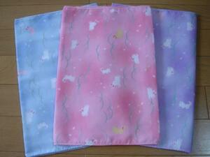  new goods made in Japan gauze hand ... hand ..3 sheets ... face towel 