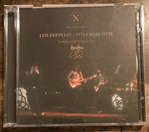 Led Zeppelin レッドツェッペリン ■ 1972 Charlotte (2CD) Empress Valley Supreme Disc