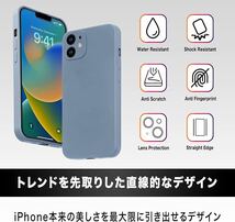 送料無料 iPhone 12 mini ケース AIR LIQUID for iPhone 12 mini 5.4インチ 薄型 傷防止 カメラ保護 黄変防止 軽量 ワイヤレス充電 グレー_画像2