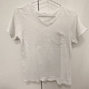 [最安値！]ポケットTシャツ　半袖　白