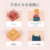 Promise Babe 赤ちゃん 積み木 不規則形 プラスチック シリコン 6pcs 音出る 出産祝い 減圧グッズ ソフトブロッ_画像6