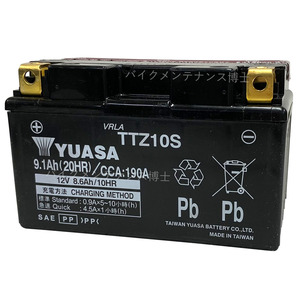 台湾 YUASA ユアサ TTZ10S 互換 YTZ10S FTZ10S 初期充電済 即使用可能 CB400 CBR600RR YZF-R1 Ninja ZX-10R