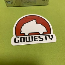 GOWESTY ★LOGO★ ステッカー ゴーウェスティ■タイプ２ T1 T2 T3 T4 VWBUS VW ヴァナゴン T25 カラベル 空冷 フォルクスワーゲン_画像1