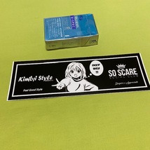 SO SCARE ★ENJOY★　スラップ　ステッカー　USDM　ソー スケア　とても怖い_画像1