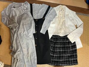 VIS多め多数ブランドレディース服ニット長袖シャツスカートズボンMサイズ中心30点入り大量福袋新品タグ入り