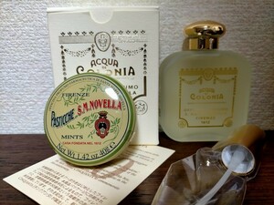 【送料無料・ほぼ未使用】Santa Maria Novella サンタマリアノヴェッラ チンクアンタ100ml＋ パスティッケ未開封