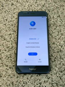 ★HUAWEI honor8 サファイヤブルー オマケ 部品取り用 ケース付♪