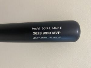 大谷翔平　支給モデル　2023 チャンドラー　バット　WBC MVP記念　2023年　chandler 侍ジャパン　( 直筆サイン　なし