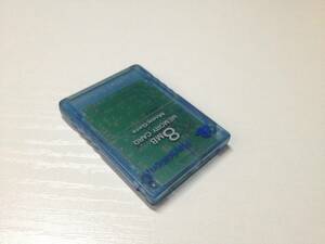 PS2 メモリーカード ソニー 純正 SCPH-10020 クリアブルー ( 青 プレイステーション プレステ Memory CARD SONY )