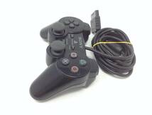 PS2 SONY 純正 コントローラ ブラック ( SCPH-10010 黒 プレイステーション プレステ DUALSHOCK 2 デュアルショック )_画像7