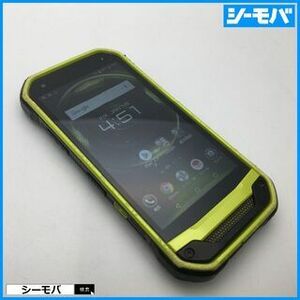 スマホ TORQUE G03 KYV41 SIMフリーSIMロック解除済み au グリーン 中古 android アンドロイド RUUN13482