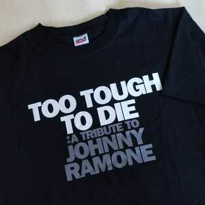 ラモーンズ RAMONES Tシャツ TOO TOUGH TO DIE JOHNNY RAMONE ブラック Mサイズ 未着用品 