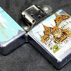 zippo 2002年2月製 THE ROYAL GRAND PALACE THAILAND ライターの画像3