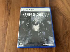 美品　ARMORED CORE VI FIRES OF RUBICON　アーマードコア　PS5 コード使用済み