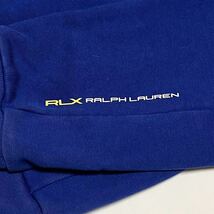 RALPH LAUREN ラルフローレン RLX ゴルフウェア ハーフジップシャツ スウェットシャツ Mサイズ ブルー_画像4