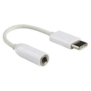 USB type-C 3.5mmイヤホンジャック 変換アダプタ 白　アナログ出力