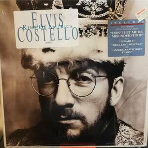 LP US ORIG Elvis Costello Featuring The Attractions And Confederates* King Of America エルビスコステロ　シュリンク ！シール