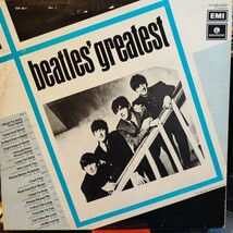 意外なレア盤 LP スウェーデンオリジナル Beatles Greatest ビートルズ THE BEATLES エコーに疑似ステレオまで！_画像2