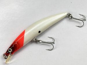 追跡可送料無料★美品★Aileスリムミノー90mm9g★重心移動ボール作動良好★レッドヘッド★