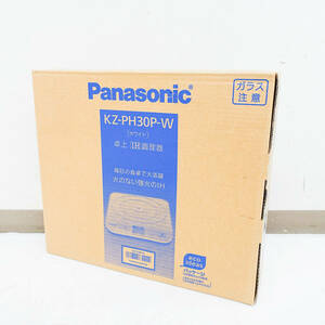 未使用品 定価12800円 Panasonic パナソニック IH調理器 ホワイト KZ-PH30P-W 電子調理器 卓上 クッキングヒーター K3358