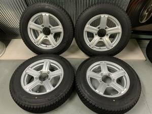 岩手★バリ山　ジムニー　ブリヂストン　ブリザック　DM-V2　175/80R16 JA11 JB23 JB64　安心の調整済み　即装着可能