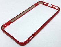 iPhone SE/5s/5 用 アルミ製バンパー(レッド)_画像2