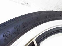 ZEXT GN125H LC6PC 溝有タイヤ付 純正 フロント キャストホイール 曲りなし 検※ GN125 EN125 GS125E GSX250E GF250 GS25X GJ51B 120Y05_画像5