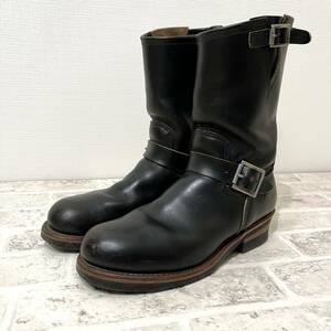 茶芯 レッドウィング PT91 2268 エンジニア US7.5 25.5cm ブラッククローム スチールトゥ ブーツ REDWING