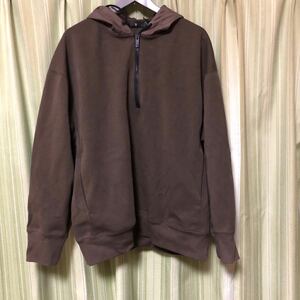 UNIQLO ユニクロ ドライスウェット ハーフジップパーカー 長袖 56 OLIVE チェスト 96-104cm