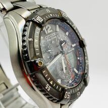 CITIZEN シチズン Eco-Drive プロマスター C651-T005535 ソーラー ビンテージ 約16cm/4.2cm リューズ動作不動 稼働_画像4