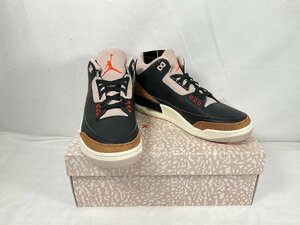 ★NIKE ナイキ スニーカー AIR JORDAN 3 RETRO エアジョーダン3 レトロ CT8532-008 26.5cm 未使用品 １円スタート★