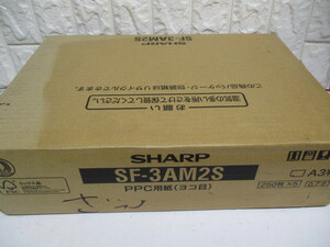 E755/未使用 SHARP SF3AM2S PPC用紙 A3サイズ ヨコ目　250枚×5 まとめ売り 同梱不可