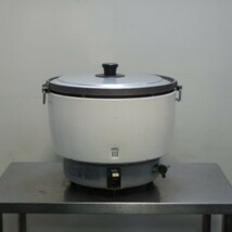 1 1999年製 パロマ PR-101DSS LPガス 5升 炊飯器 W573D449H470mm 9.5mm ゴムホース接続 プロパン 14.2kg_画像1