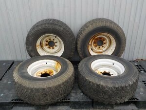 R*0 unknown Ford Dodge Hummer? 16.5×9.75J wheel tire set all te Len 8 hole PCD165 pickup limitation 5-11/27(.)