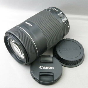 【新品同様】Canonキャノン　キヤノン　EF-S55-250mmF4-5.6IS STM　キヤノンＥＦマウントAPS-Cサイズセンサー用★NO.7753