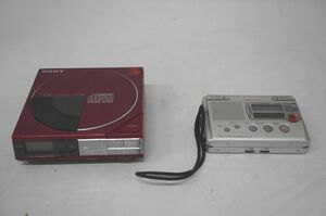 【11-22】 SONY ソニー コンパクトプレーヤー まとめ D-50 Discman ディスクマン 初代 CDプレーヤー 本体のみ TCS-100 カセットレコーダー