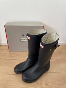 HUNTER Kids Hunter rain boots UK2 valuable size used beautiful goods rainy season 