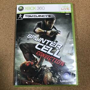 TOM CLANCY'S SPLINTER CELL CONVICTION XBOX360 ソフト　シンガポール版