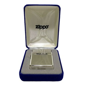 未着火 ジッポー ZIPPO オイルライター スターリングシルバー USA製 シルバー 23K17