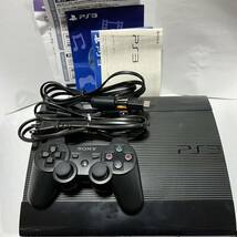 動作確認済み PlayStation 3 500GB CECH-4300C チャコール・ブラック SONY プレイステーション3 PS3_画像1