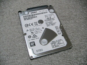 送料230円より　320GB SATA HDD 2.5インチ 5759回 7775時間　ゼロ書き込み HGST Z5K500-320 NO.SHH