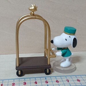 単品 リーメント◆カート＆スヌーピー　ミニチュア　SNOOPY'S HOTEL LIFE◆ワゴン