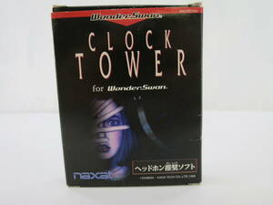 17■NE/　ワンダースワンソフト　CLOCK　TOWER　（クロックタワー）　1123